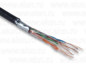 FTP-P-5е 4х2х24 AWG Eltros  Cu (в п/э) внешний
